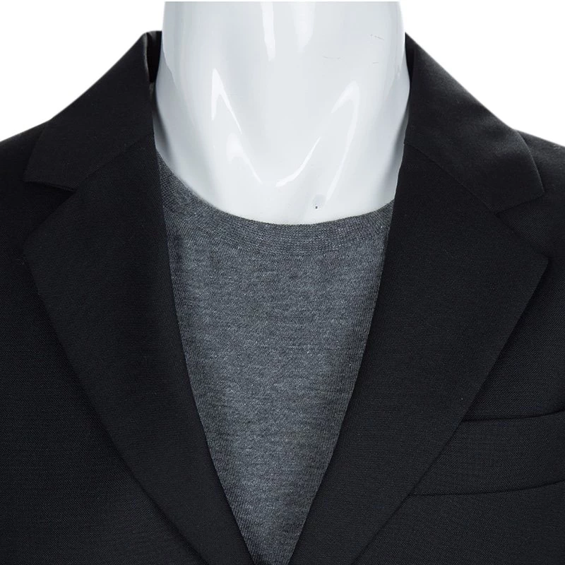 Young Versace Black Wool Pant Suit 8 Yrs For Kids - Image 5