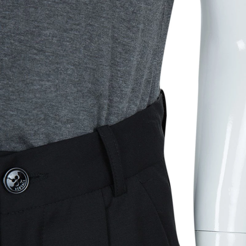 Young Versace Black Wool Pant Suit 8 Yrs For Kids - Image 7