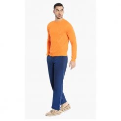 Versace Orange Versus Gianni Crew Neck Sweater XS (IT 44) For Men