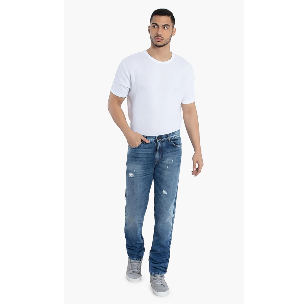 Versace Blue Versace Jeans Slim Fit Jeans L (34) For Men - Image 2