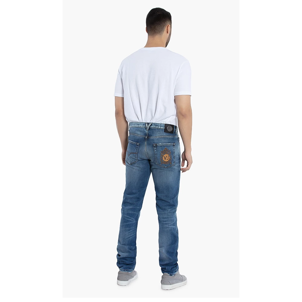 Versace Blue Versace Jeans Slim Fit Jeans L (34) For Men - Image 3