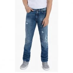 Versace Blue Versace Jeans Slim Fit Jeans L (34) For Men