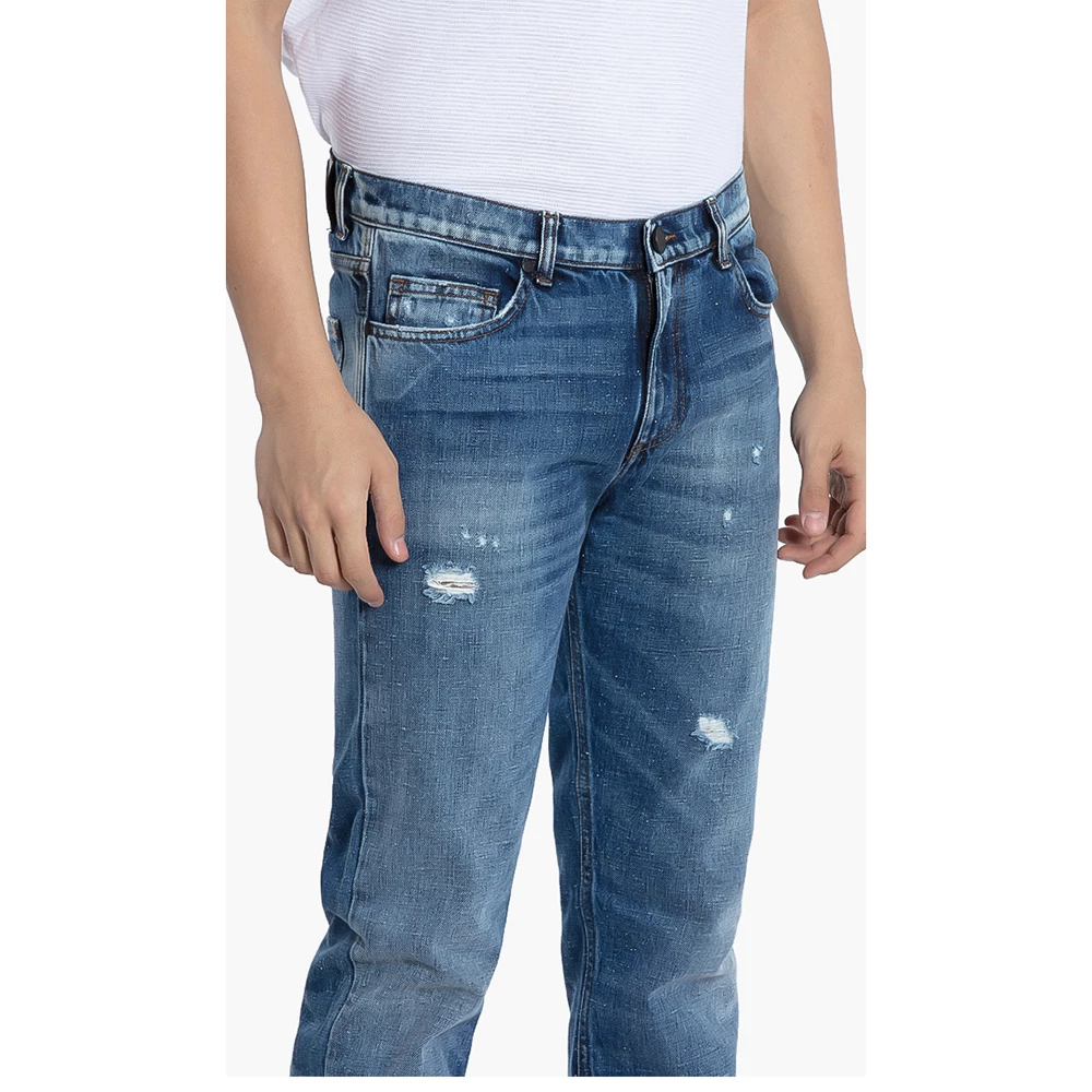 Versace Blue Versace Jeans Slim Fit Jeans L (34) For Men - Image 4