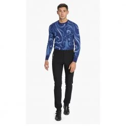 Versace Black Zip Pocket Pants 3XL (56) For Men