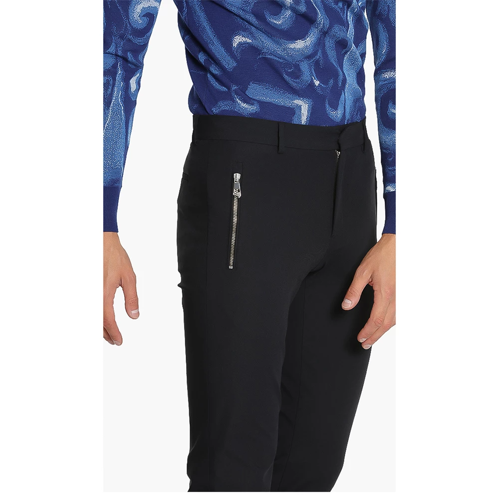 Versace Black Zip Pocket Pants 3XL (56) For Men - Image 4