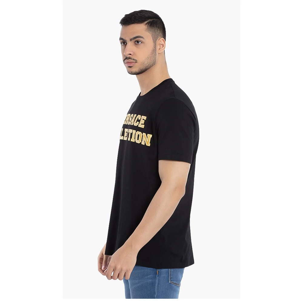 Versace Black Logo Graphic Print T-Shirt XL For Men - Image 2