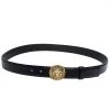 Versace Black Leather Classic Medusa Belt 105CM For Men