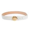 Versace White Leather Medusa Belt 105CM For Men