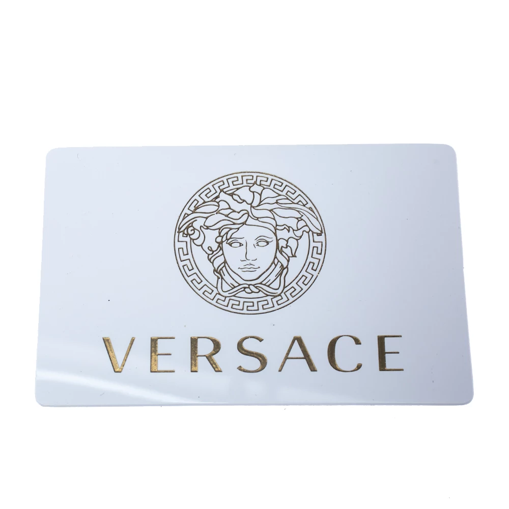 Versace Medusa Gold Tone Chain Link Medallion Pendant Necklace For Men - Image 6