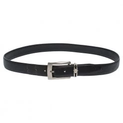 Versace Black Leather Belt 115CM For Men