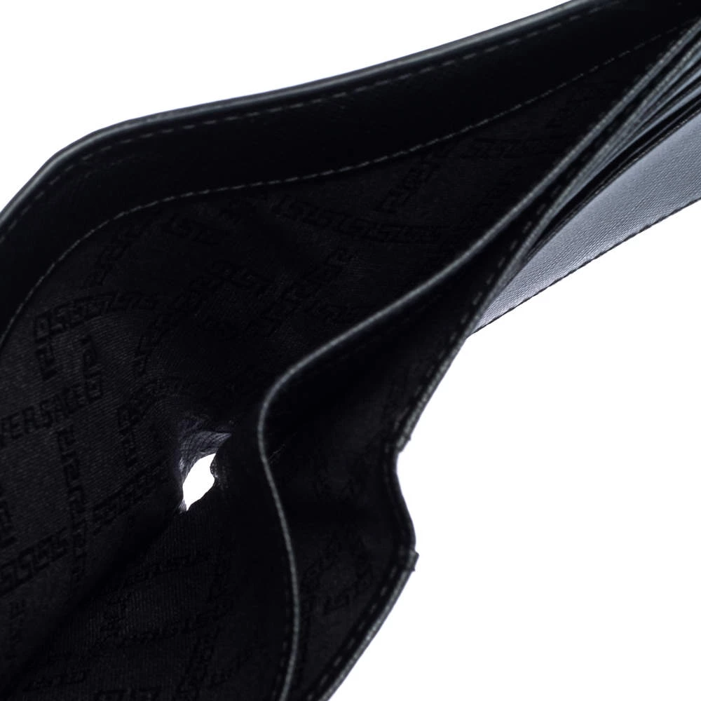Versace Black Leather Bifold Wallet For Men - Image 3