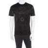 Versace Black Medusa Icon Printed Cotton Crew Neck T- Shirt S For Men