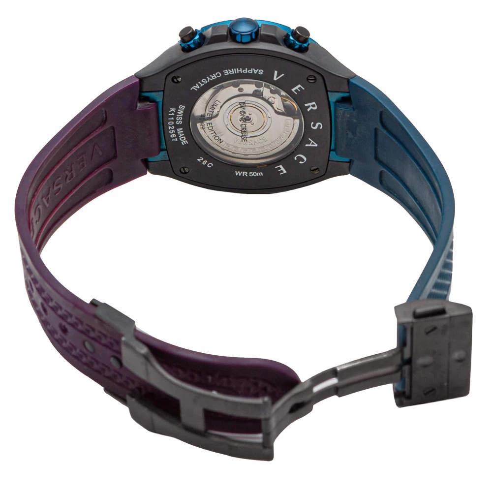 Versace DV One Cruise Limited Edition 40/99 Pieces Automatic Chronograph Men's Watch 43.5 MM For Men - Image 4