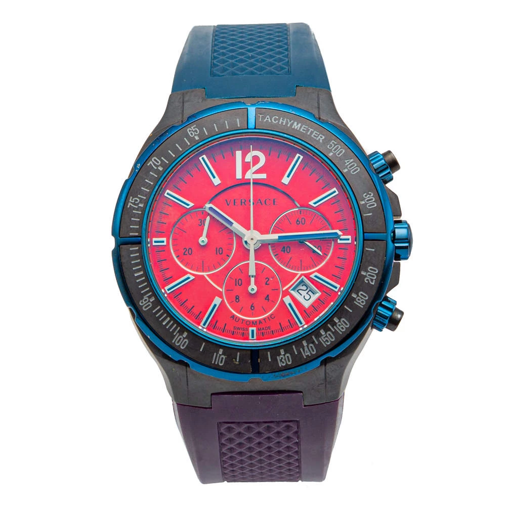 Versace DV One Cruise Limited Edition 40/99 Pieces Automatic Chronograph Men's Watch 43.5 MM For Men