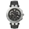 Versace Black Stainless Steel V Race 23C Men's Wristwatch 42 Mm For Men