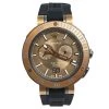 Versace Bronze PVD Plated Stainless Steel Rubber V-Extreme GMT VCN030017 Men's Wristwatch 46 Mm For Men