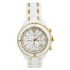 Versace White Ceramic Rose Gold Plated Stainless Steel DV One 16CCP1D001 SC01 Men's Wristwatch 43 Mm For Men