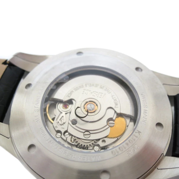 Versace Charcter SS Leather Black Mens Wristwatch For Uncategorized - Image 5