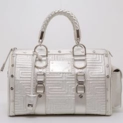 Versace Quilted Snap Out Of It Satchel For Uncategorized