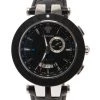 Versace Black Stainless Steel And Rubber V Race 29 G Men's Wristwatch 45MM For Men