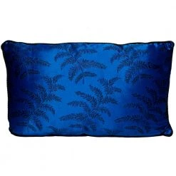 Versace Navy Blue Cotton Pillow For Unisex