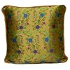 Versace Purple & Yellow Cotton Cushion 45 CM For Unisex