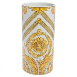Versace X Rosenthal Rhapsody Porcelain Vase For Unisex