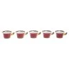 Versace X Rosenthal Medusa Porcelain Tea Cups Set Of 5 For Unisex