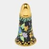 Rosenthal Meets Versace Gold Ivy Floral Print Porcelain Salt Shaker For Unisex