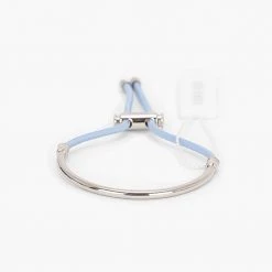 Versace Blue Gianni Adjustable Cord Bracelet For Women