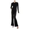 Versace Black Lounge Top And Pant Set For Women
