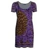 Versace Leopard Print Tunic Top S For Women