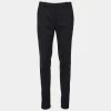 Versace Black Stretch Wool Tailored Trousers L For Women