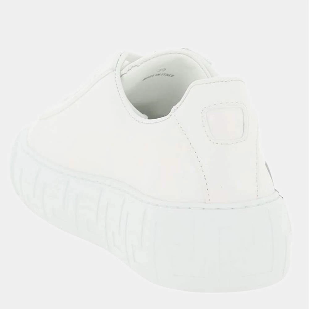 Versace White Logo Greca Sneakers Size EU 39.5 For Women - Image 4