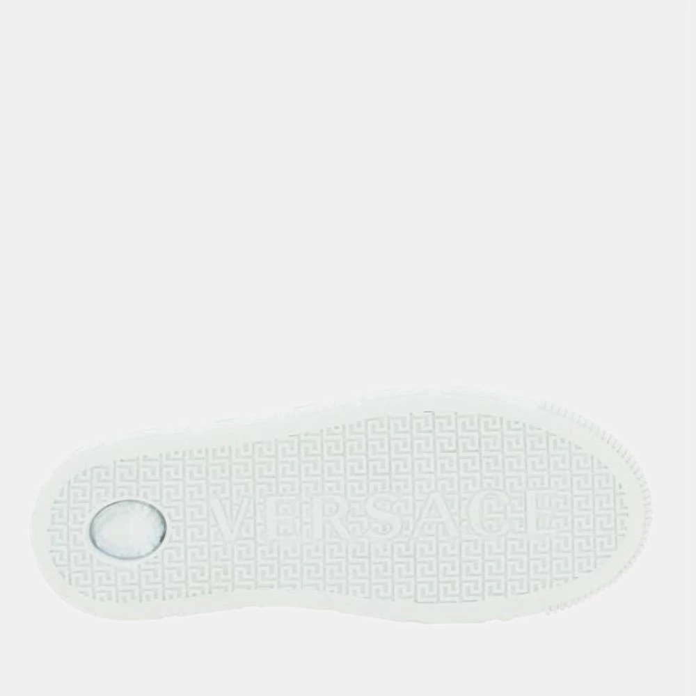 Versace White Logo Greca Sneakers Size EU 39.5 For Women - Image 5