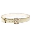 Versace Metallic Gold Leather Medusa Belt 95CM For Women