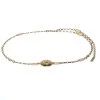 Versace Medusa Medallion Gold Tone Chain Link Belt For Women