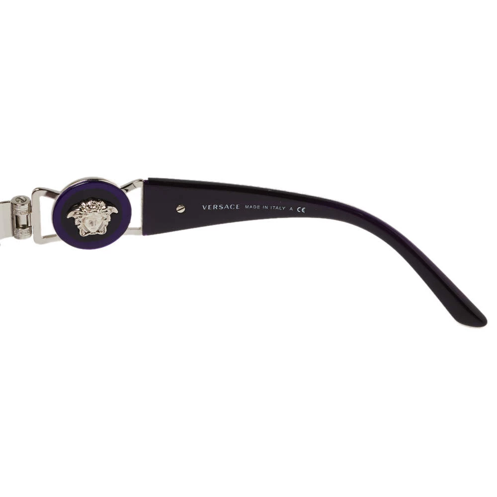 Versace Silver Tone/ Bicolor Gradient 2132 Shield Sunglasses For Women - Image 6