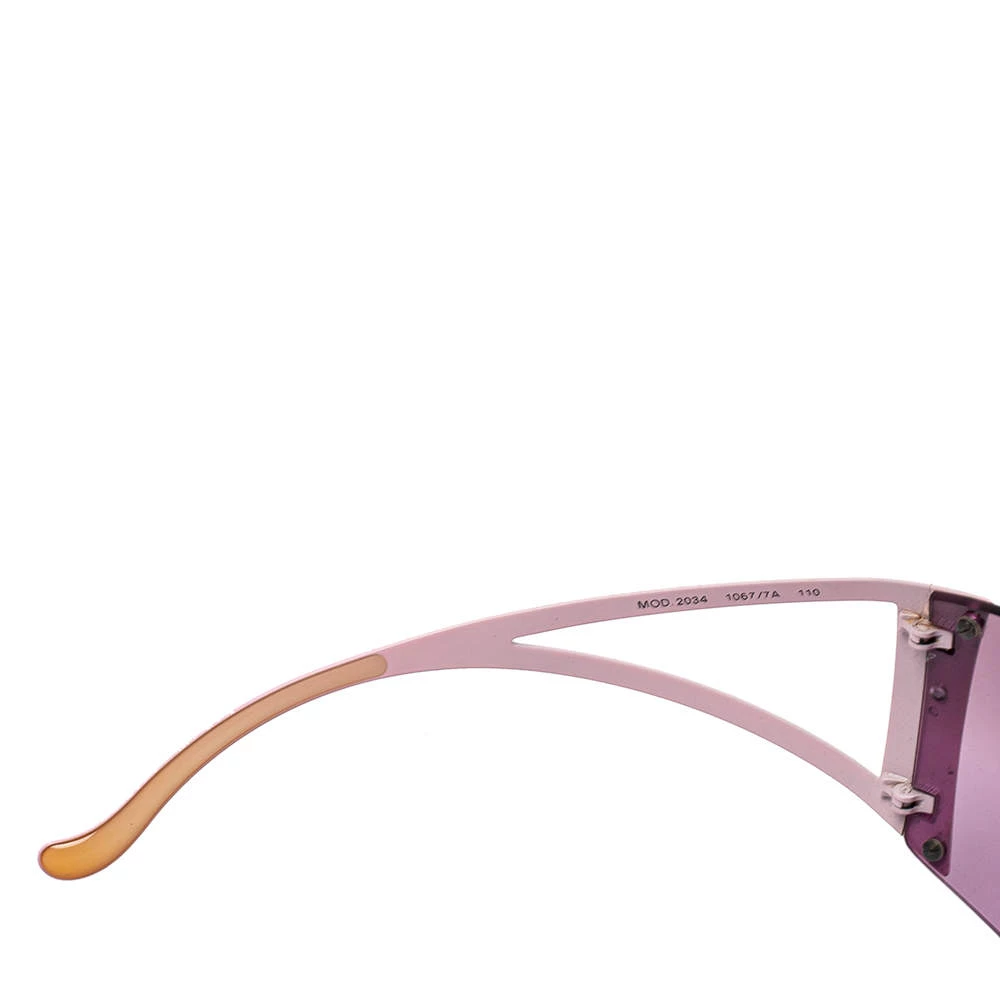 Versace Pink Tone/Dark Pink Gradient 2034 Medusa Shield Sunglasses For Women - Image 5