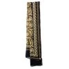 Versace Black Baroque Print Crepe Silk Stole For Women