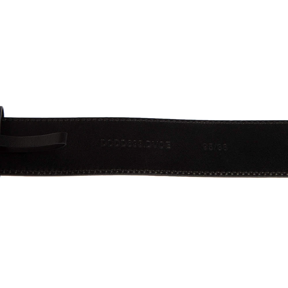 Versace Black Leather Medusa Square Buckle Belt 95CM For Women - Image 5