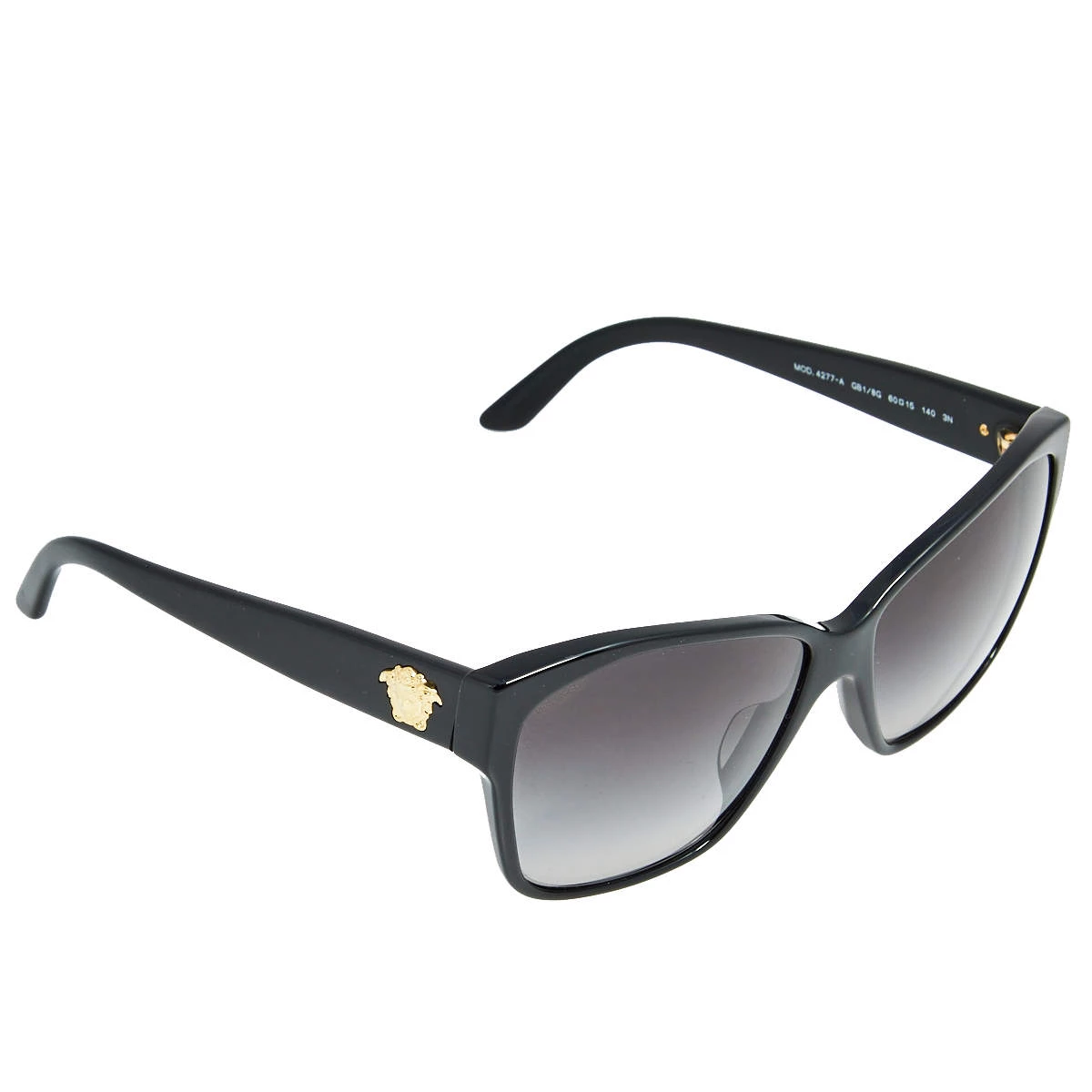 Versace Black Mod. 4277-A Medusa Gradient Square Sunglasses For Women