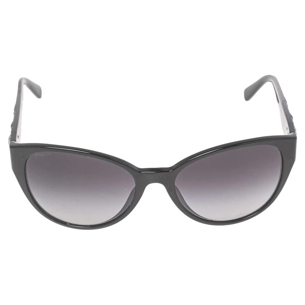 Versace Black Mod.4272 Wayfarer Gradient Sunglasses For Women - Image 2