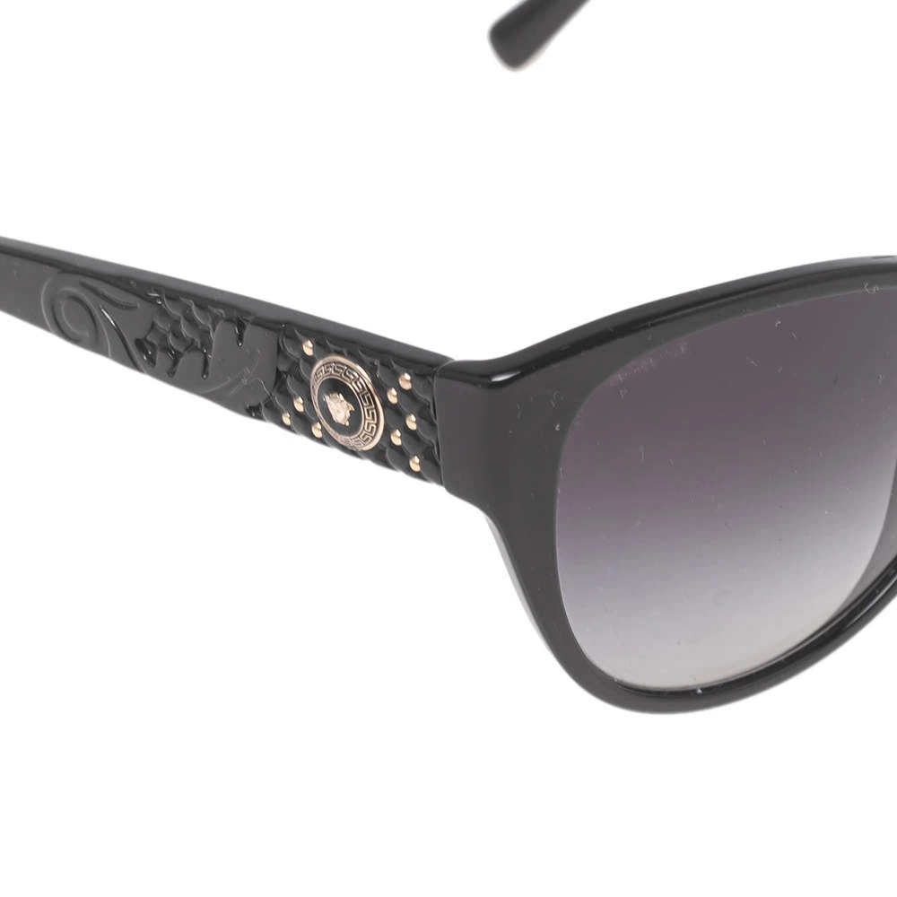 Versace Black Mod.4272 Wayfarer Gradient Sunglasses For Women - Image 4