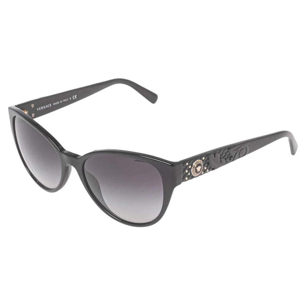 Versace Black Mod.4272 Wayfarer Gradient Sunglasses For Women - Image 3