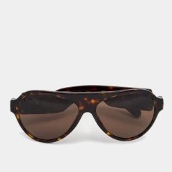 Versace Brown Havana/ Brown VE 4323 Medusa Oversized Sunglasses For Women