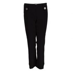 Versace Collection Black Flared Trousers M For Women