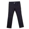 Versace Indigo And Black Dark Wash Denim Paneled Zip Detail Tapered Jeans S For Women