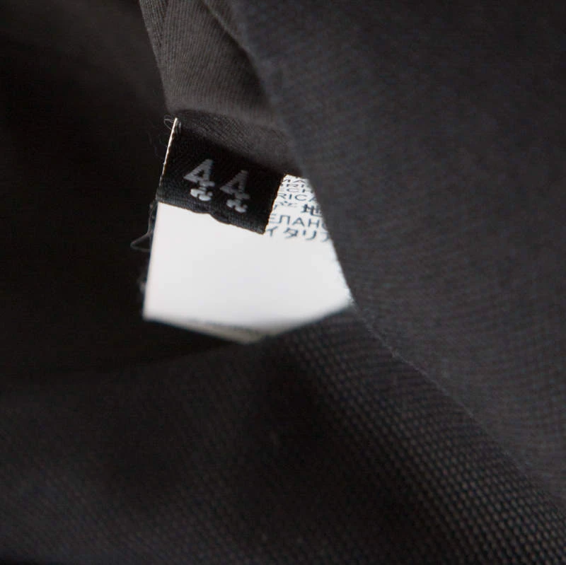 Versace Black Cotton Twill Corset Detail Pencil Dress M For Women - Image 6