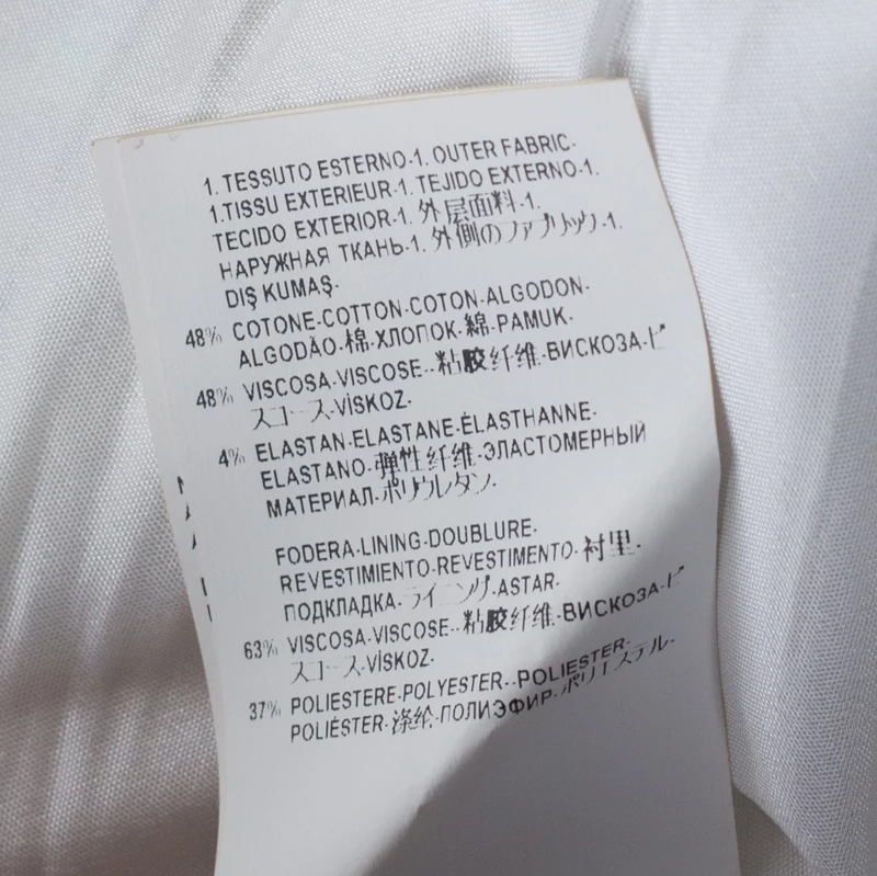 Versace Collection Multicolor Printed Cotton Stretch Sheath Skirt M For Women - Image 7